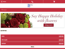 Tablet Screenshot of alibleuflowers.net